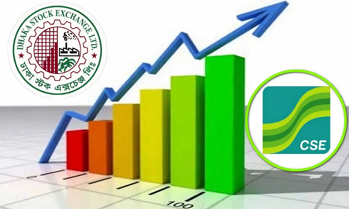 শেয়ারবাজার: ডিএসইতে উত্থান, সিএসইতে পতন
