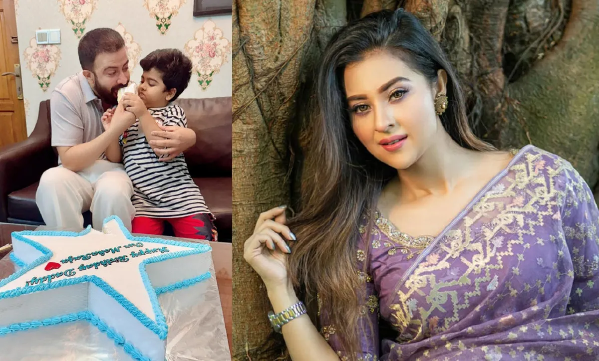 জন্মদিনে ভিন্ন রঙ, বাবা-ছেলের উৎসবে সেলিব্রেশন