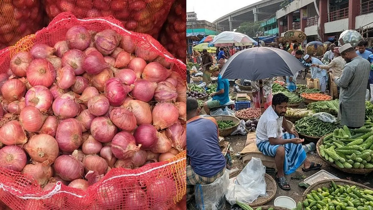 বাজারে আবারও অস্থিরতা, পেঁয়াজ-সবজির বাজার চড়া