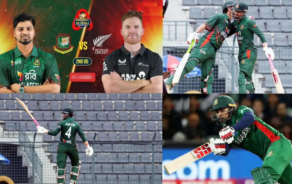 সোহান ও অঙ্কনের সেঞ্চুরিতে নিউজিল্যান্ডকে বড় রানের টার্গেট দিল বাংলাদেশ