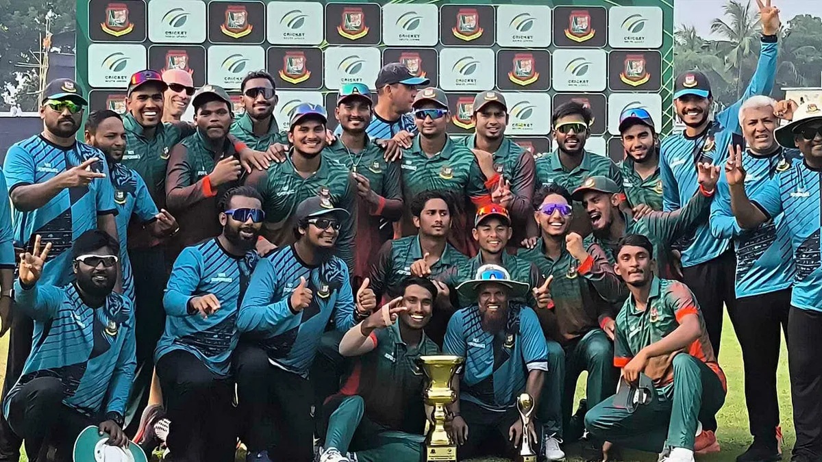 দক্ষিণ আফ্রিকা ইমার্জিংকে হারিয়ে ওয়ানডে সিরিজ জিতলো বাংলাদেশ