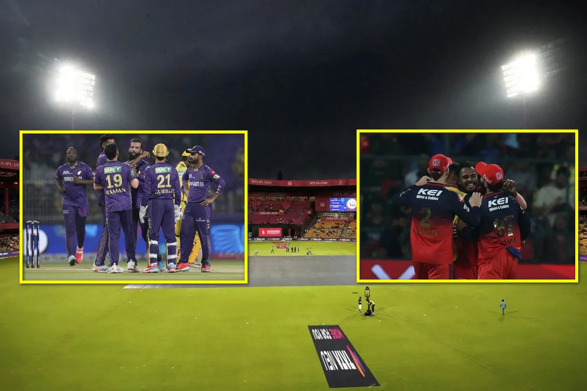 বৃষ্টিতে বাঁচাল RCB, ছিটকে গেল ডিফেন্ডিং চ্যাম্পিয়ন KKR!