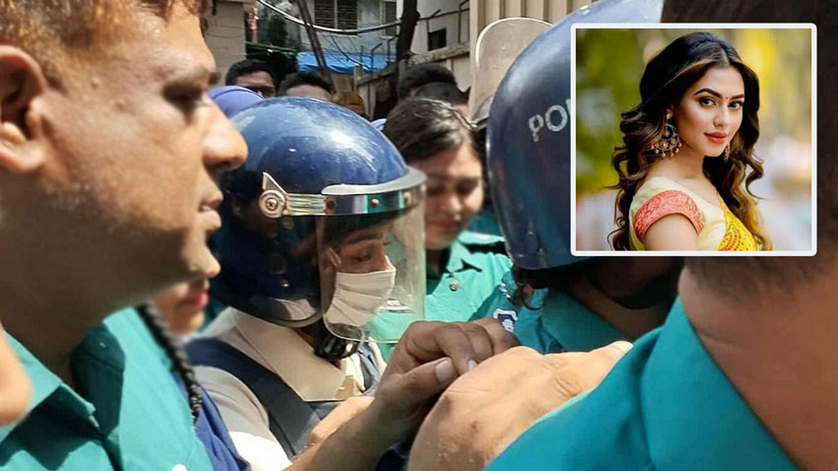 অভিনেত্রী নুসরাত ফারিয়াকে কারাগারে পাঠানো হলো