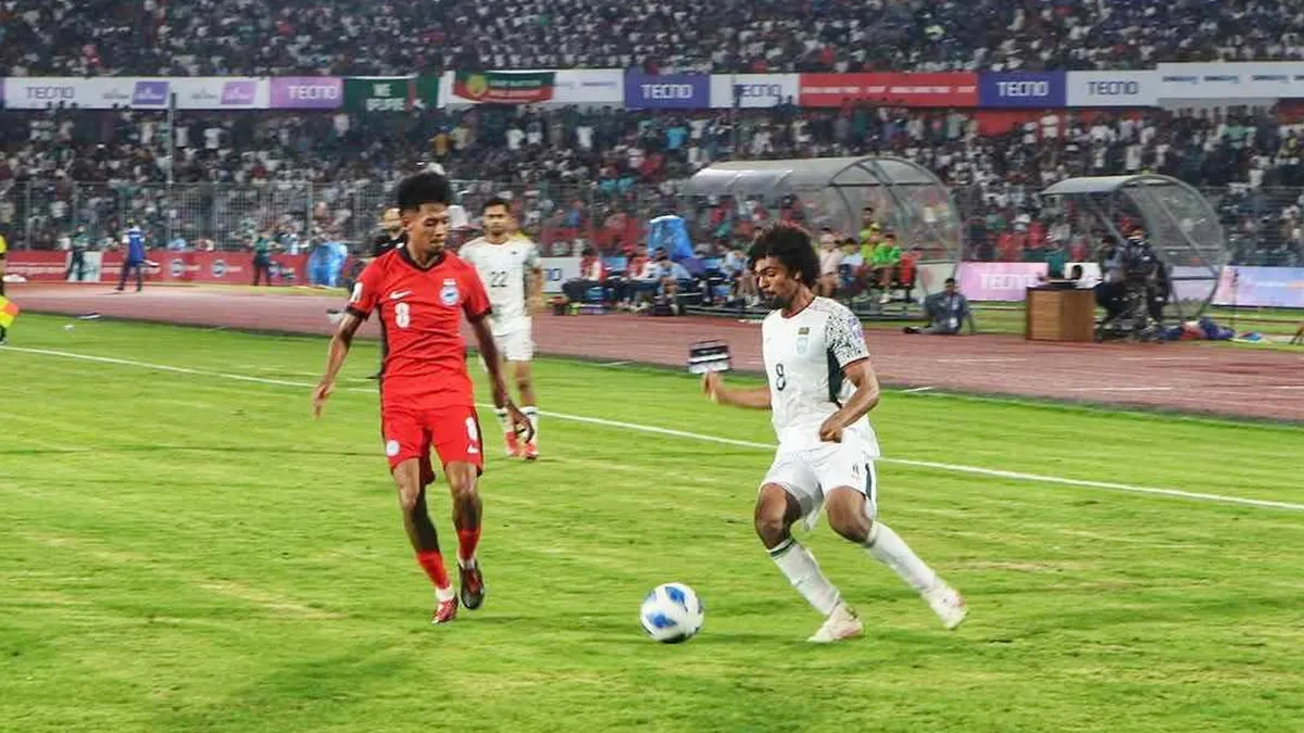 বাংলাদেশ বনাম সিঙ্গাপুরের মধ্যকার ৯০ মিনিটের খেলা শেষ