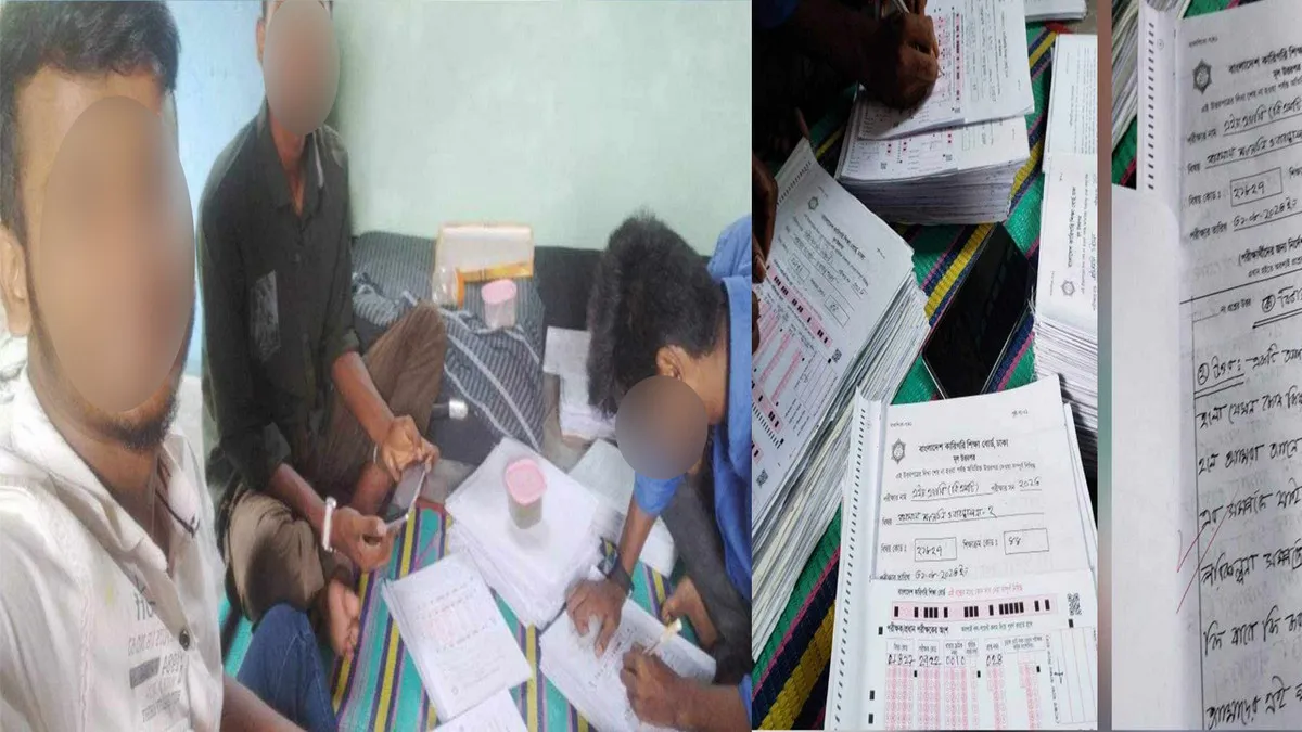 শিক্ষার্থী দিয়ে খাতা মূল্যায়নের অভিযোগে ৮ পরীক্ষককে নোটিশ