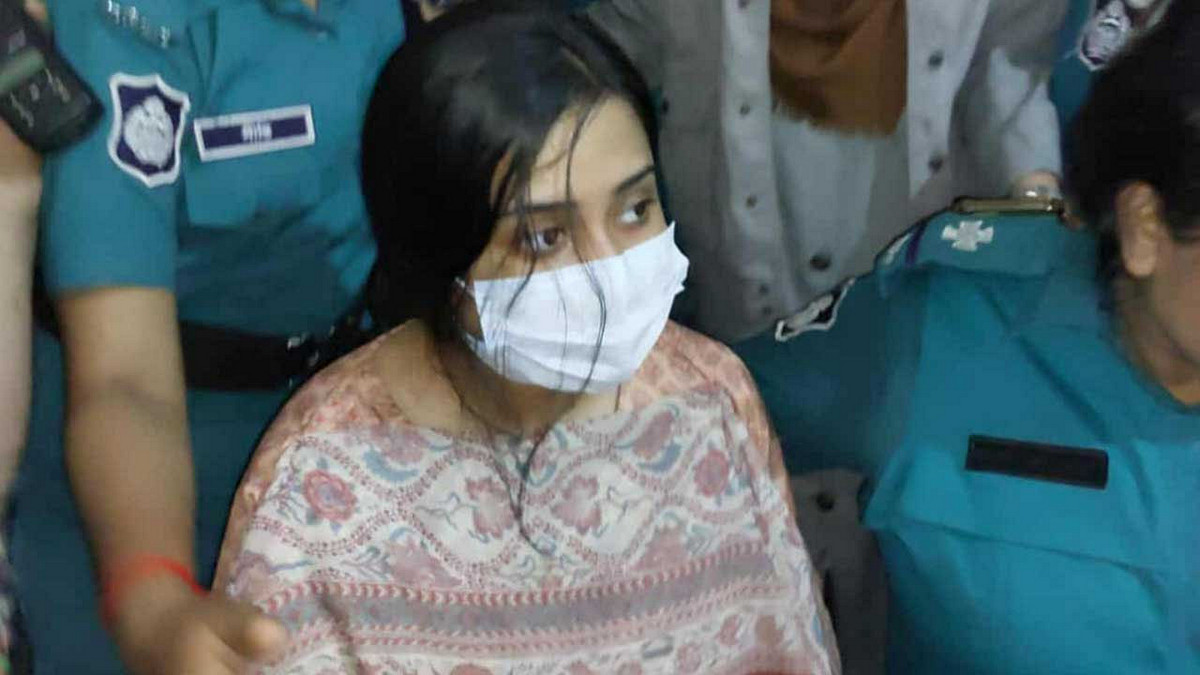 আওয়ামী লীগ নেতাকর্মীদের প্রশিক্ষণ: জাফরিন এখন রিমান্ডে