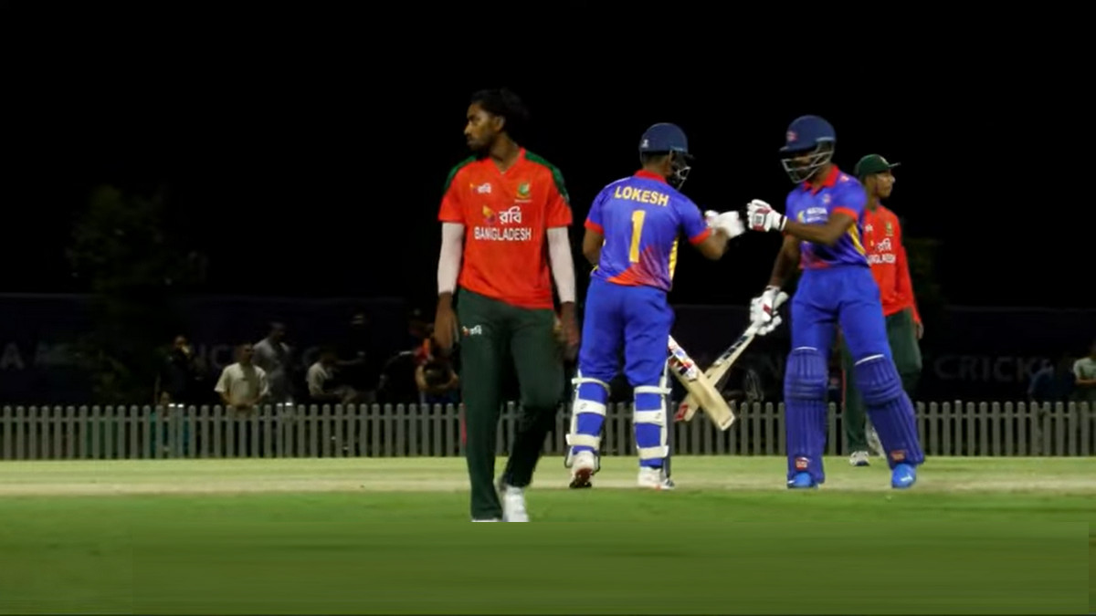বড় রানের টার্গেট দিল বাংলাদেশ, শুরুতেই উইকেট হারালো নেপাল