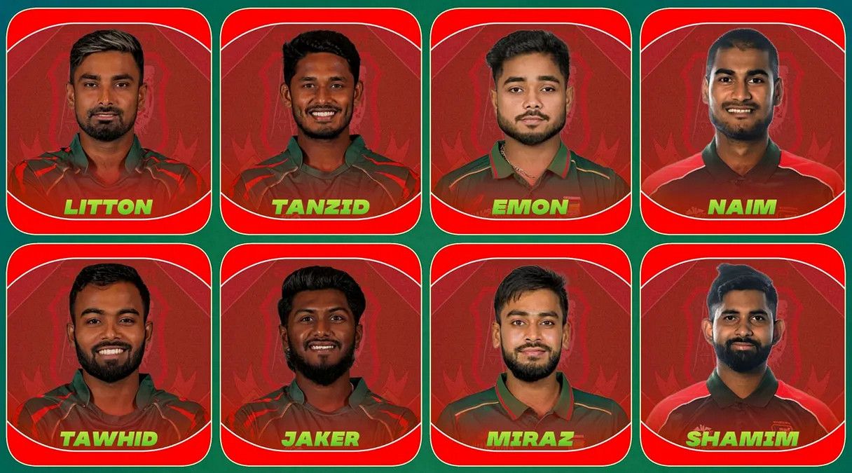 এশিয়া কাপ ২০২৫: বাংলাদেশের ১৫ সদস্যের স্কোয়াড চূড়ান্ত