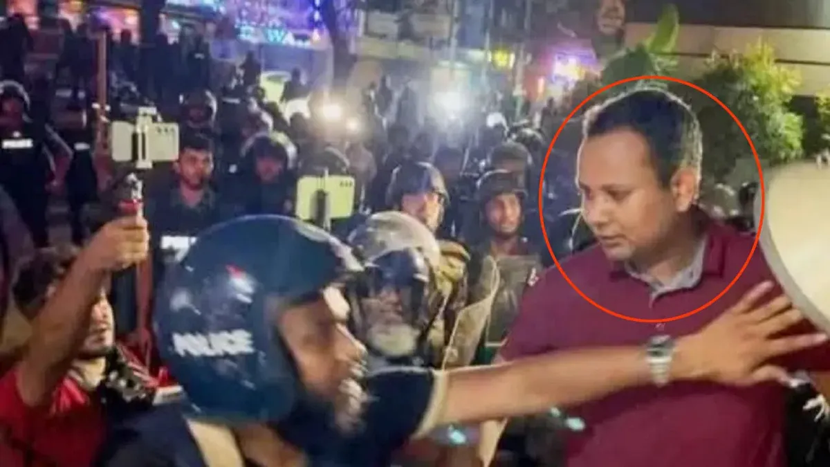 জানা গেল লাল টি-শার্ট পরা সেই যুবকের পরিচয়