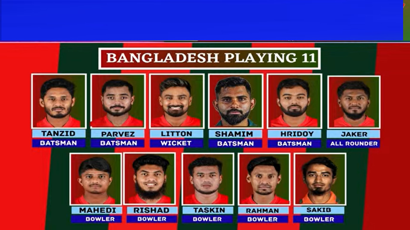 এক পরিবর্তন নিয়ে শ্রীলঙ্কার বিপক্ষে ম্যাচের জন্য বাংলাদেশের একাদশ ঘোষণা