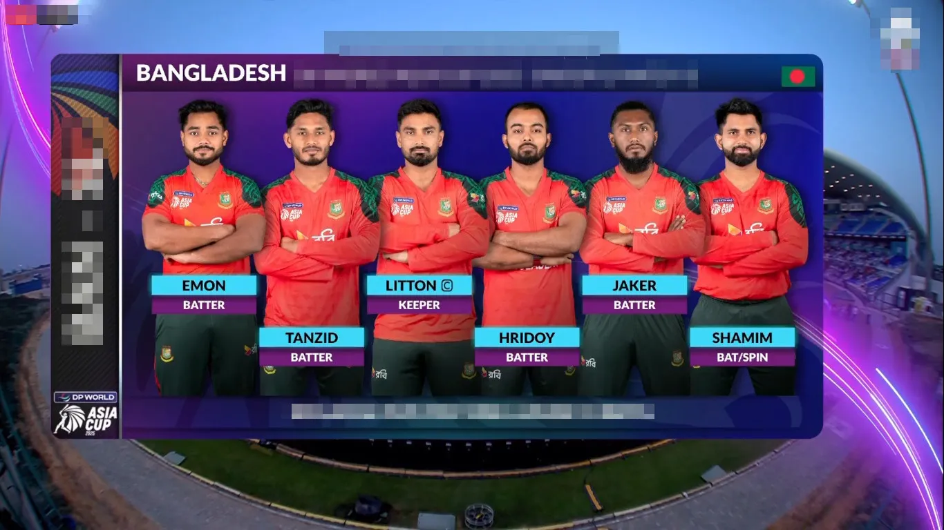 একাদশে ৪ পরিবর্তন নিয়ে পাকিস্তানের বিপক্ষে একাদশ সাজালো বাংলাদেশ
