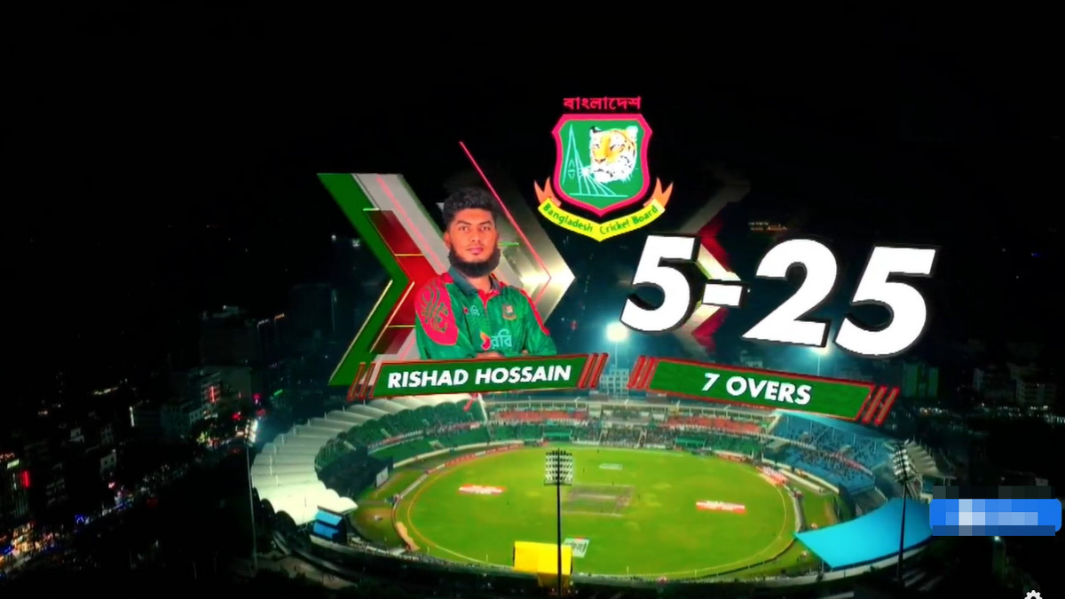 বাংলাদেশ বনাম ওয়েস্ট ইন্ডিজ: রিশাদের ফাইফারে জয়ের আশা, সরাসরি দেখুন (Live)