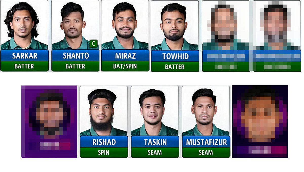 বাংলাদেশ বনাম ওয়েস্ট ইন্ডিজ: বাংলাদেশ একাদশে ৫ পরিবর্তন, কপাল পুড়লো যাদের