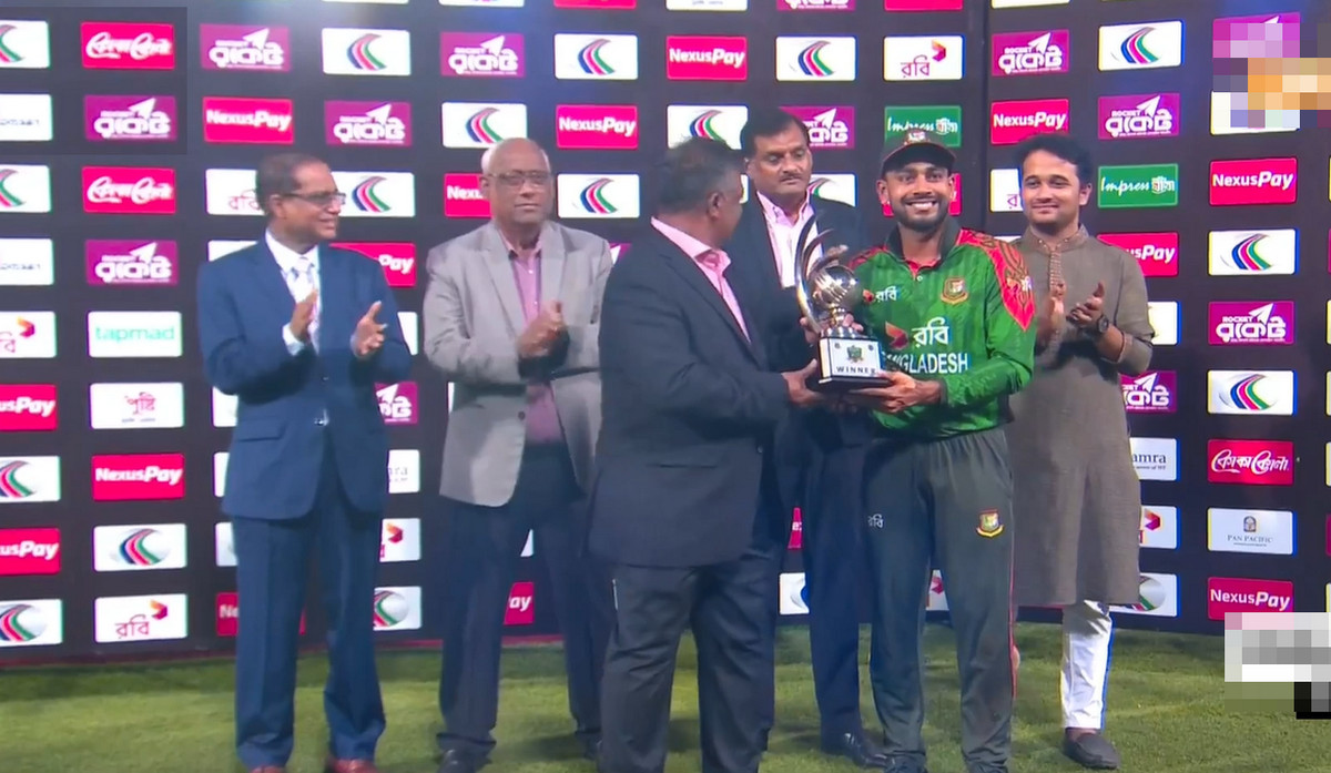 বাংলাদেশ বনাম ওয়েস্ট ইন্ডিজ: সিরিজ সেরা ও ম্যাচ সেরা পুরস্কার পেলেন যারা