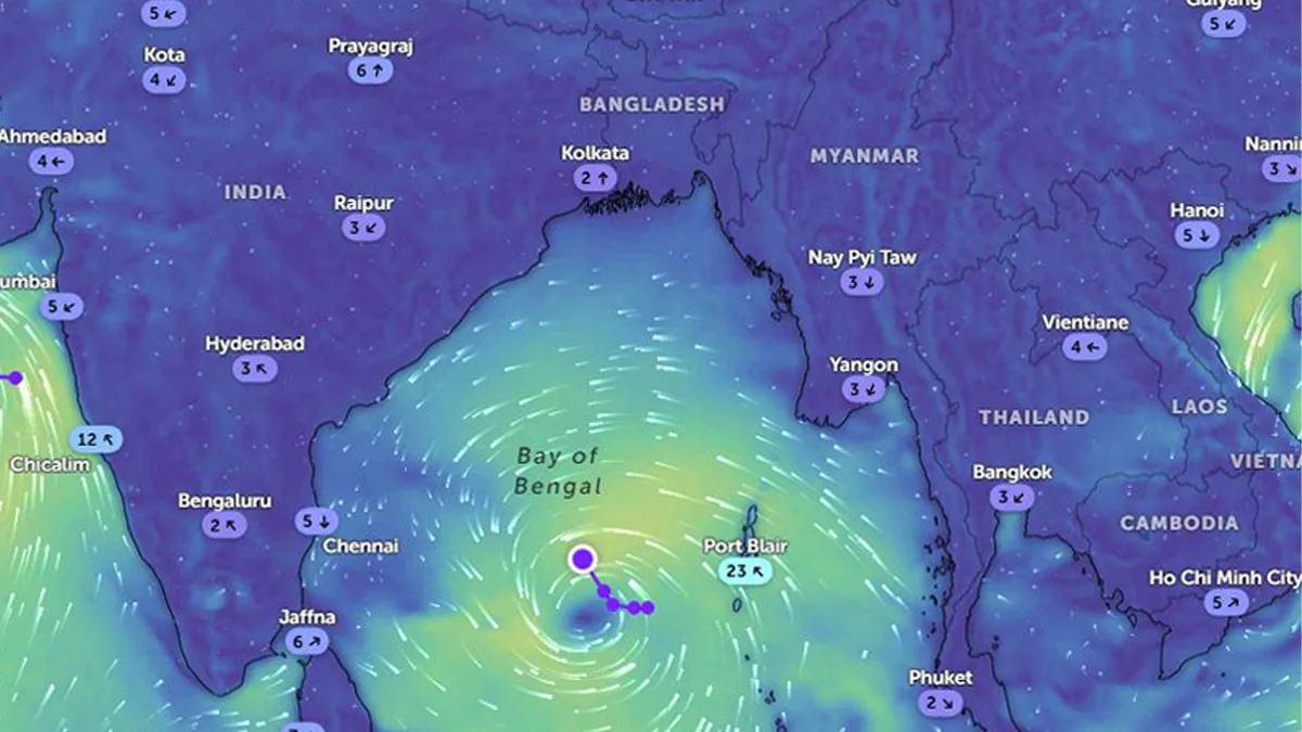 ঘূর্ণিঝড় মোন্থা: কখন, কোথায় আঘাত হানতে যাচ্ছে