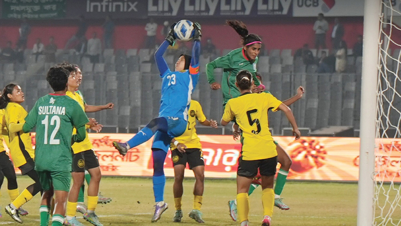 বাংলাদেশ বনাম মালয়েশিয়া: ৯০ মিনিটের খেলা শেষ, জানুন ফলাফল