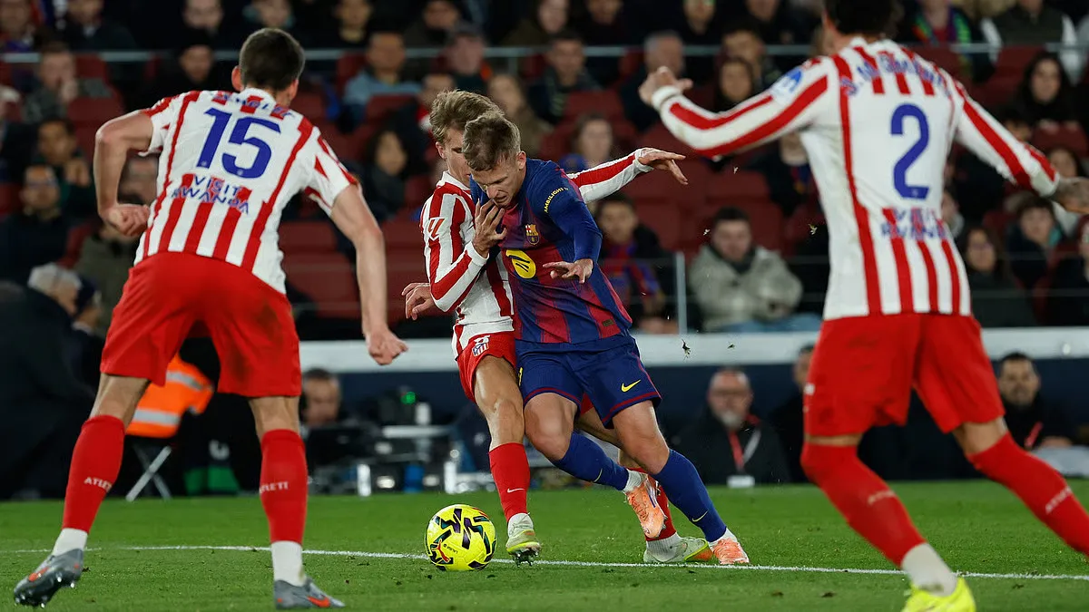 la liga-বার্সেলোনা বনাম অ্যাটলেটিকো মাদ্রিদ: ৪ গোলের ম্যাচ শেষ, জানুন ফলাফল