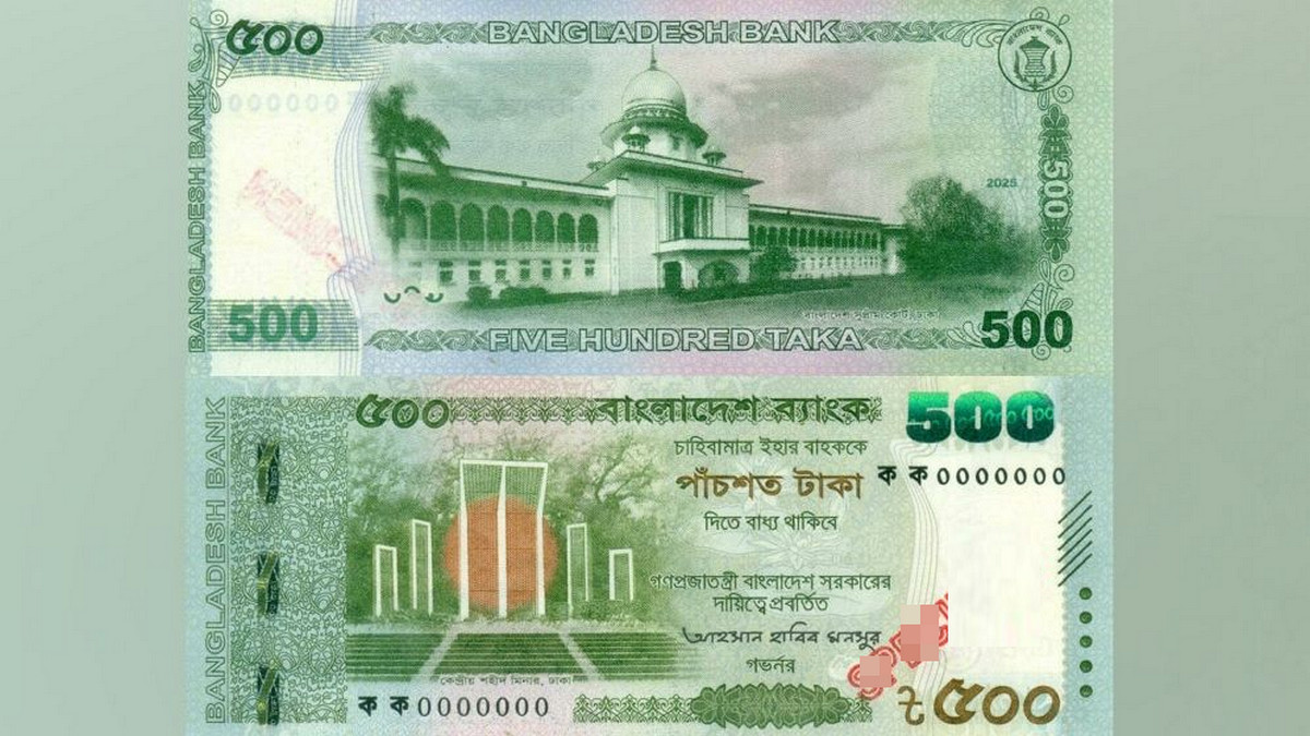 নতুন ৫০০ টাকার নোট বাজারে! সহজে চেনার ১০টি উপায়
