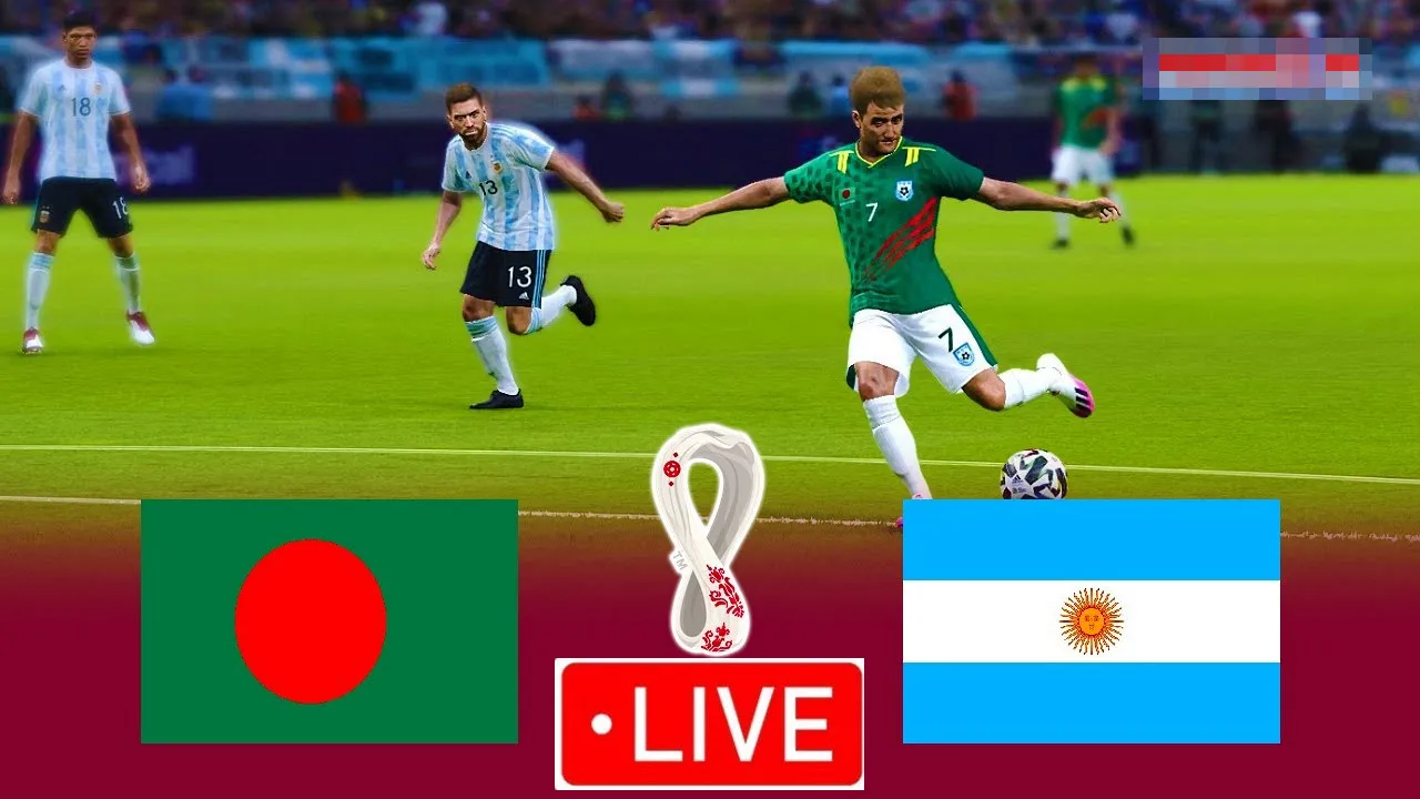 চলছে বাংলাদেশ বনাম আর্জেন্টিনা ম্যাচ: খেলাটি সরাসরি দেখুন Live এখানে