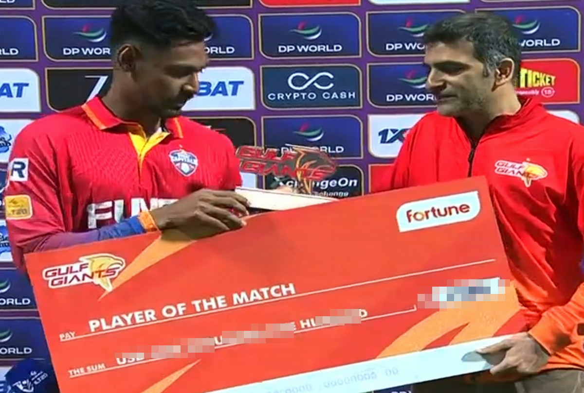 ILT20: ম্যাচসেরা হয়ে যত টাকা পেলেন মুস্তাফিজ