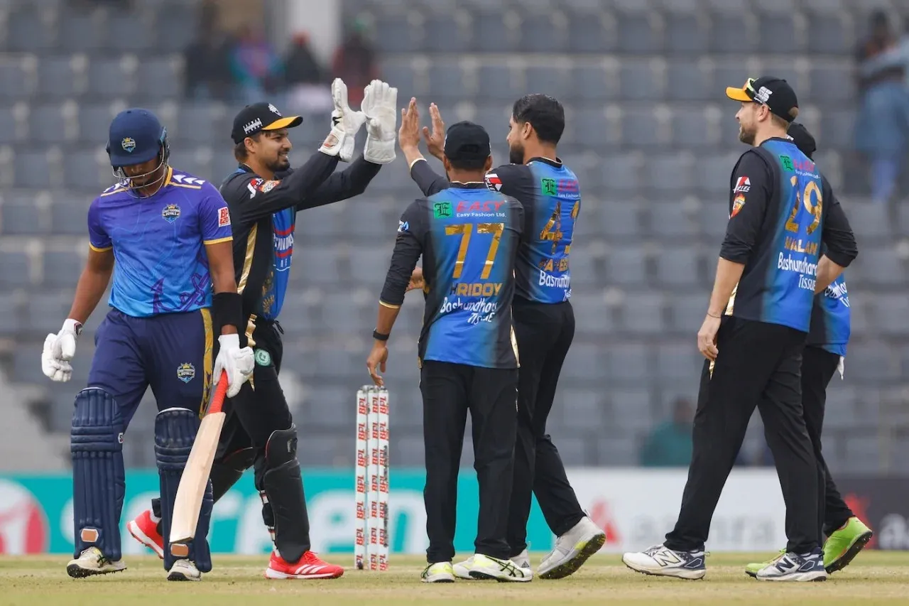 বিপিএল পয়েন্ট টেবিল: শীর্ষে রংপুর জানুন বাকিদের অবস্থান