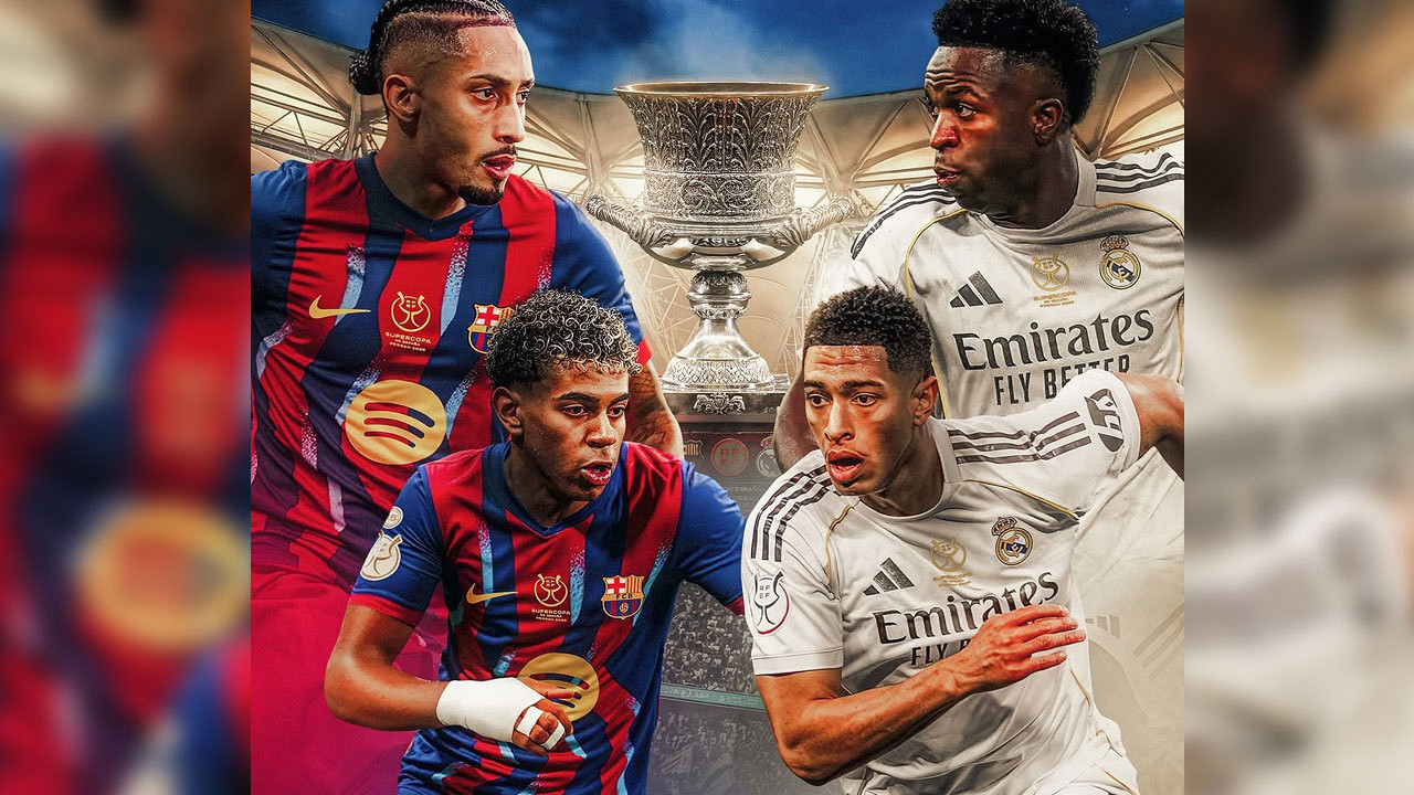 এল ক্লাসিকো ফাইনাল-বার্সেলোনা বনাম রিয়াল মাদ্রিদ: একাদশ, পরিসংখ্যান ও সময়