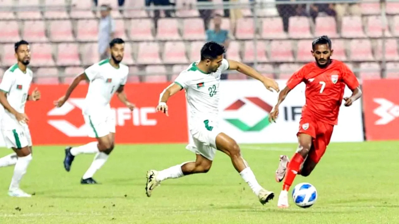 চলছে মালদ্বীপ বনাম বাংলাদেশ ম্যাচ: খেলাটি সরাসরি দেখুন Live