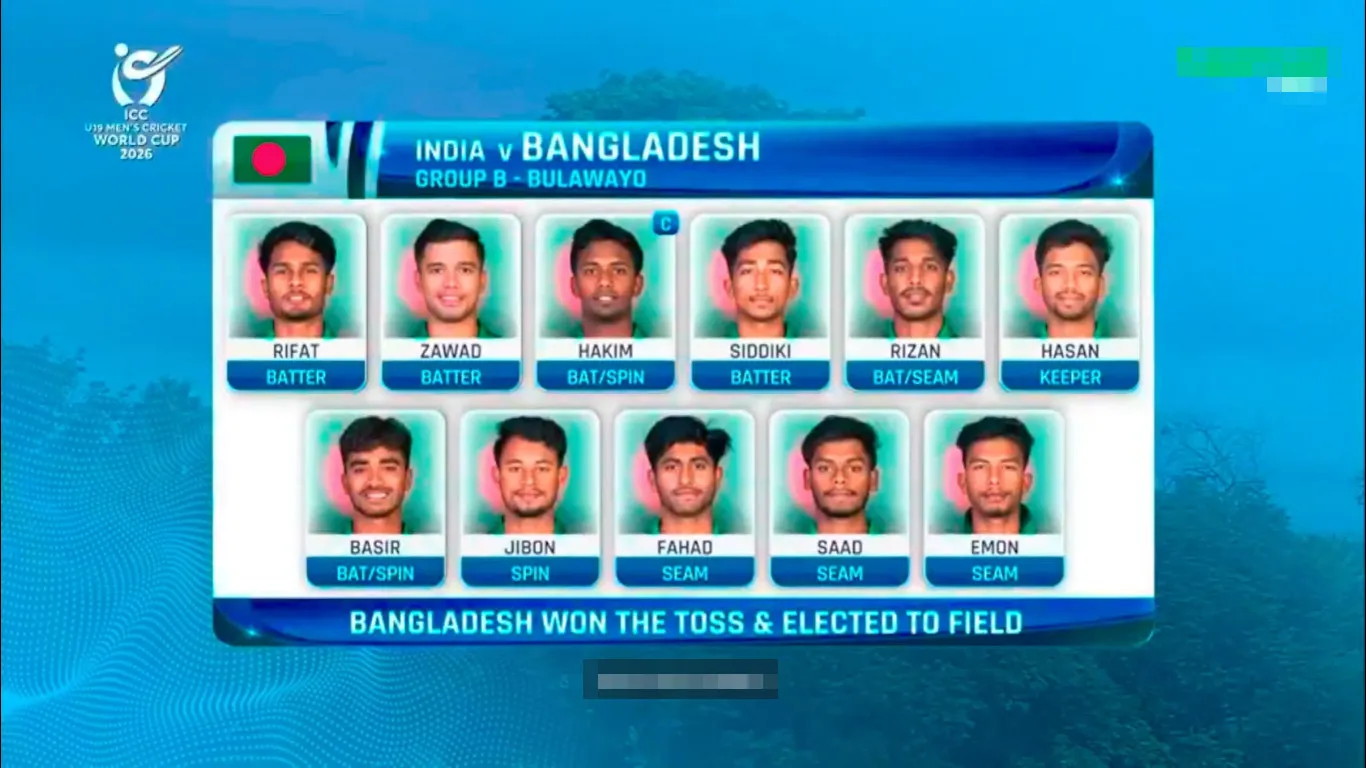 Bangladesh vs India U19 Live: চলছে ম্যাচ, সরাসরি দেখুন Live