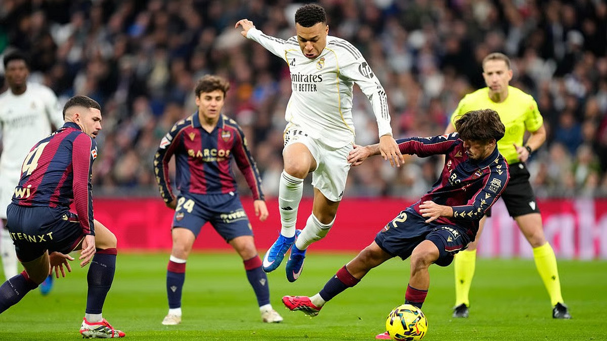 রিয়াল মাদ্রিদ বনাম লেভান্তে: নাটকীয়ভাবে শেষ ম্যাচ, জানুন ফলাফল