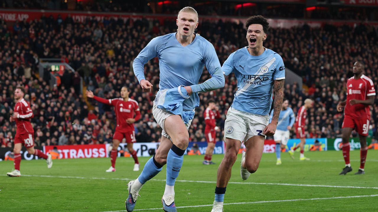 শিরোপার লড়াইয়ে ফিরল সিটি, হালান্ডের জাদুতে কুপোকাত লিভারপুল