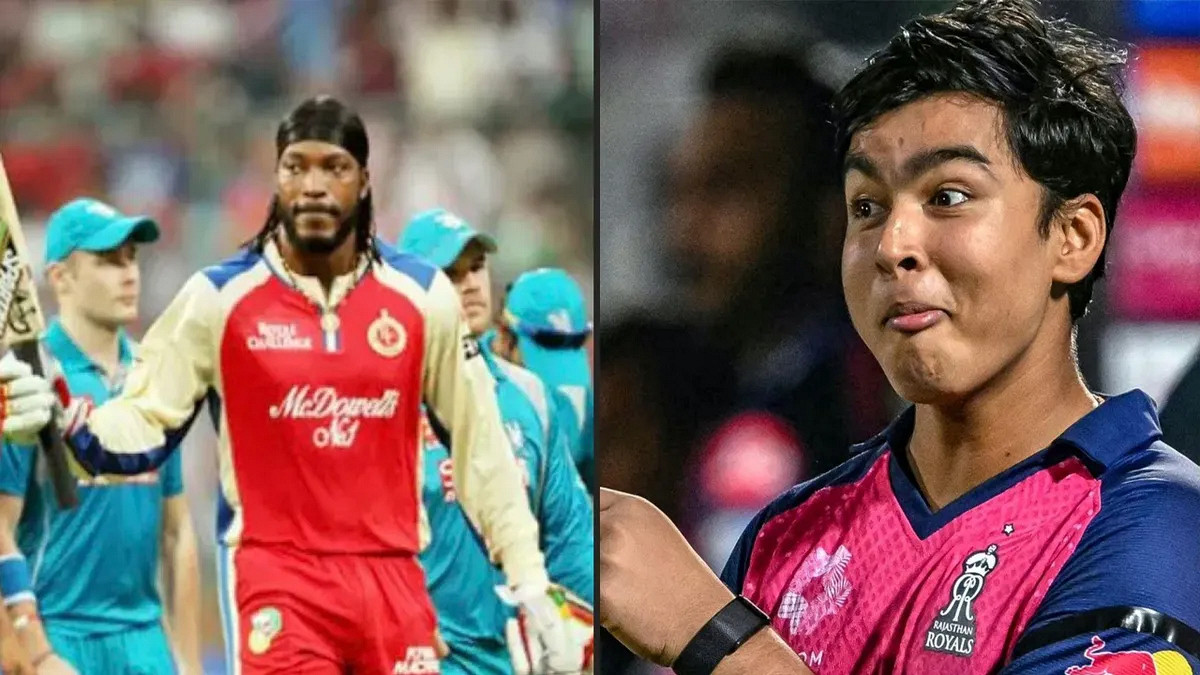 গেইলের ১৭৫ রানের রেকর্ডই লক্ষ্য! হুঙ্কার দিলেন ১৪ বছরের বৈভব