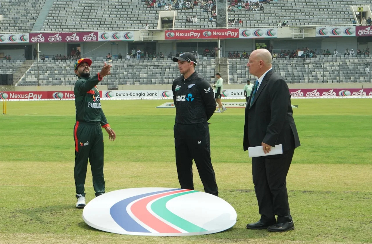 চলছে বাংলাদেশ বনাম নিউজিল্যান্ড সিরিজ নির্ধারণী ম্যাচ: সরাসরি দেখুন Live