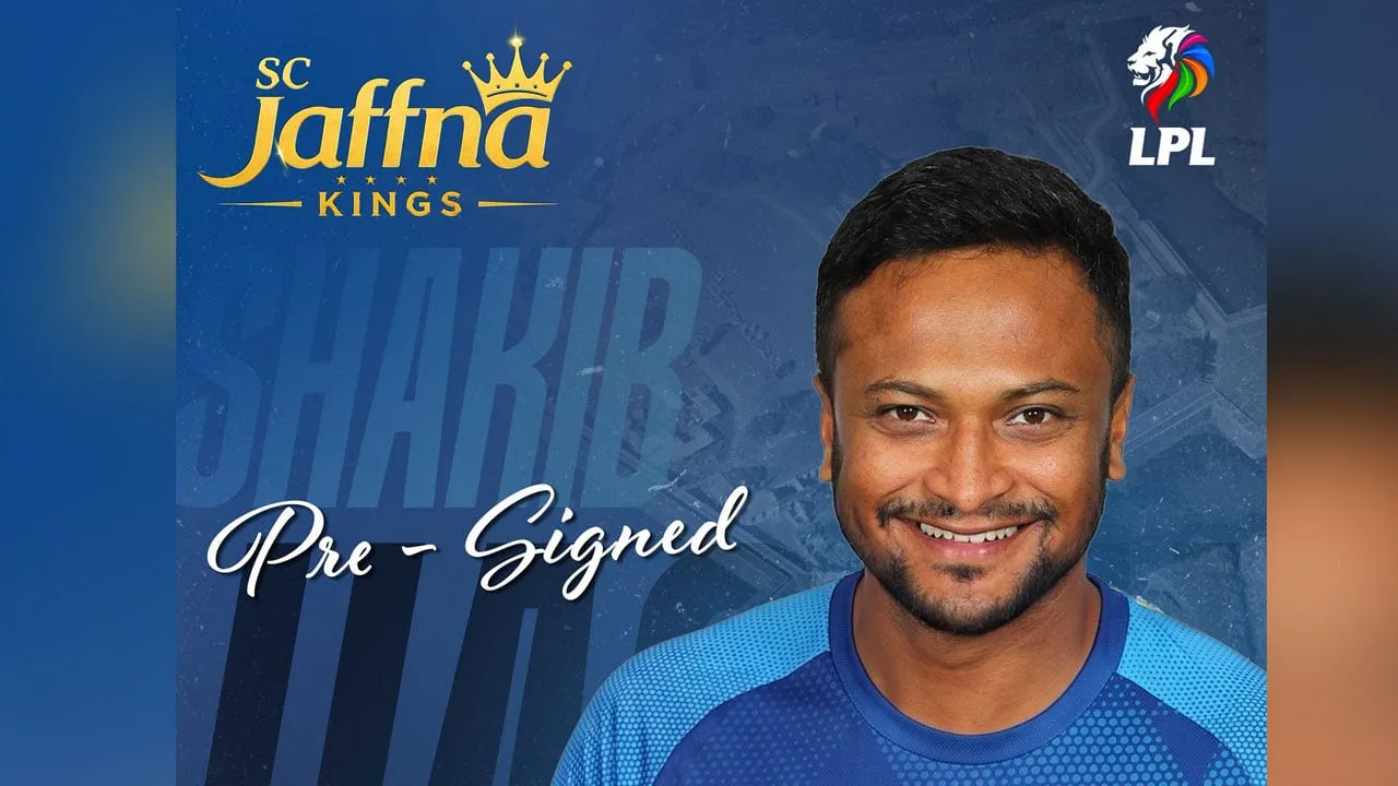 সরাসরি চুক্তিতে জাফনা কিংসে সাকিব: লঙ্কান লিগে বড় চমক