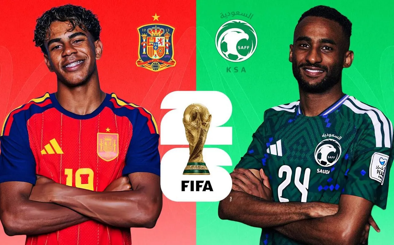 আজ স্পেন বনাম সৌদি আরব ম্যাচ: লাইভ দেখার উপায় ও সময়সূচি