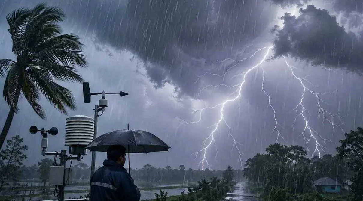 আজকের আবহাওয়া: ৫ জেলায় দুপুরের আগে ঝড়-বৃষ্টি, নদীবন্দরে সতর্কতা