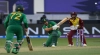 হাড্ডাহাড্ডি লড়াইয়ে শেষ হলো উইন্ডিজ ও দক্ষিণ আফ্রিকার মধ্যকার খেলা