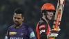 কলকাতাকে বিশাল রানের টার্গেট দিল হায়দরাবাদ