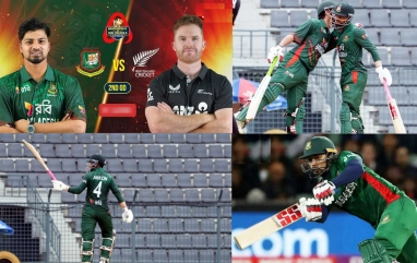 সোহান ও অঙ্কনের সেঞ্চুরিতে নিউজিল্যান্ডকে বড় রানের টার্গেট দিল বাংলাদেশ