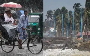 সন্ধ্যার মধ্যে ১০ অঞ্চলে ঝড়ের সম্ভাবনা, ঢাকাসহ ৮ বিভাগে বৃষ্টির পূর্বাভাস