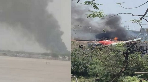 আহমেদাবাদে ২৪২ যাত্রী নিয়ে বিধ্বস্ত এয়ার ইন্ডিয়ার বিমান