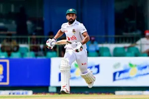শ্রীলঙ্কা বনাম বাংলাদেশ: ২ উইকেট হারিয়ে মধ্যাহ্ন বিরতিতে বাংলাদেশ