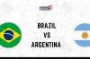 brazil vs argentina: আজ মুখোমুখি দুই দল, জানুন সময়সূচি