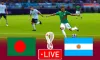 চলছে বাংলাদেশ বনাম আর্জেন্টিনা ম্যাচ: খেলাটি সরাসরি দেখুন Live এখানে