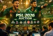 কিছুক্ষণ পর পিএসএল ২০২৬ নিলাম: সরাসরি Live দেখবেন যেভাবে