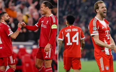 চ্যাম্পিয়ন্স লিগ: গোলবন্যায় শেষ আটে লিভারপুল ও বায়ার্ন মিউনিখ