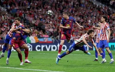 বার্সাকে কাঁদিয়ে ৯ বছর পর চ্যাম্পিয়ন্স লিগ সেমিফাইনালে অ্যাতলেটিকো