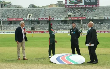 চলছে বাংলাদেশ বনাম নিউজিল্যান্ড ম্যাচ: টস শেষ, জানুন ফলাফল