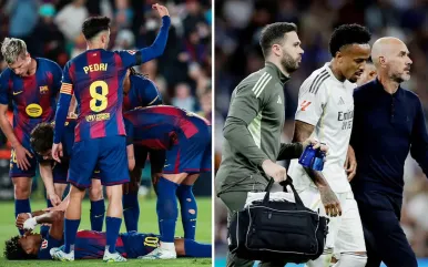 বার্সা-রিয়ালে বড় ধাক্কা: মৌসুম শেষ ইয়ামাল-মিলিটাওয়ের