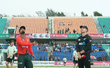 চলছে বাংলাদেশ বনাম নিউজিল্যান্ড প্রথম টি-টোয়েন্টি: সরাসরি দেখুন Live