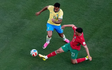 চলছে ব্রাজিল বনাম মরক্কো ম্যাচ: ৮০ মিনিটের খেলা শেষ, জানুন ফলাফল